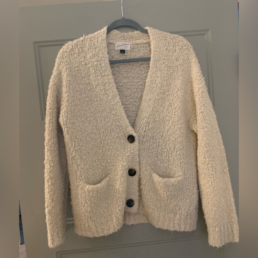 Tan cardigan